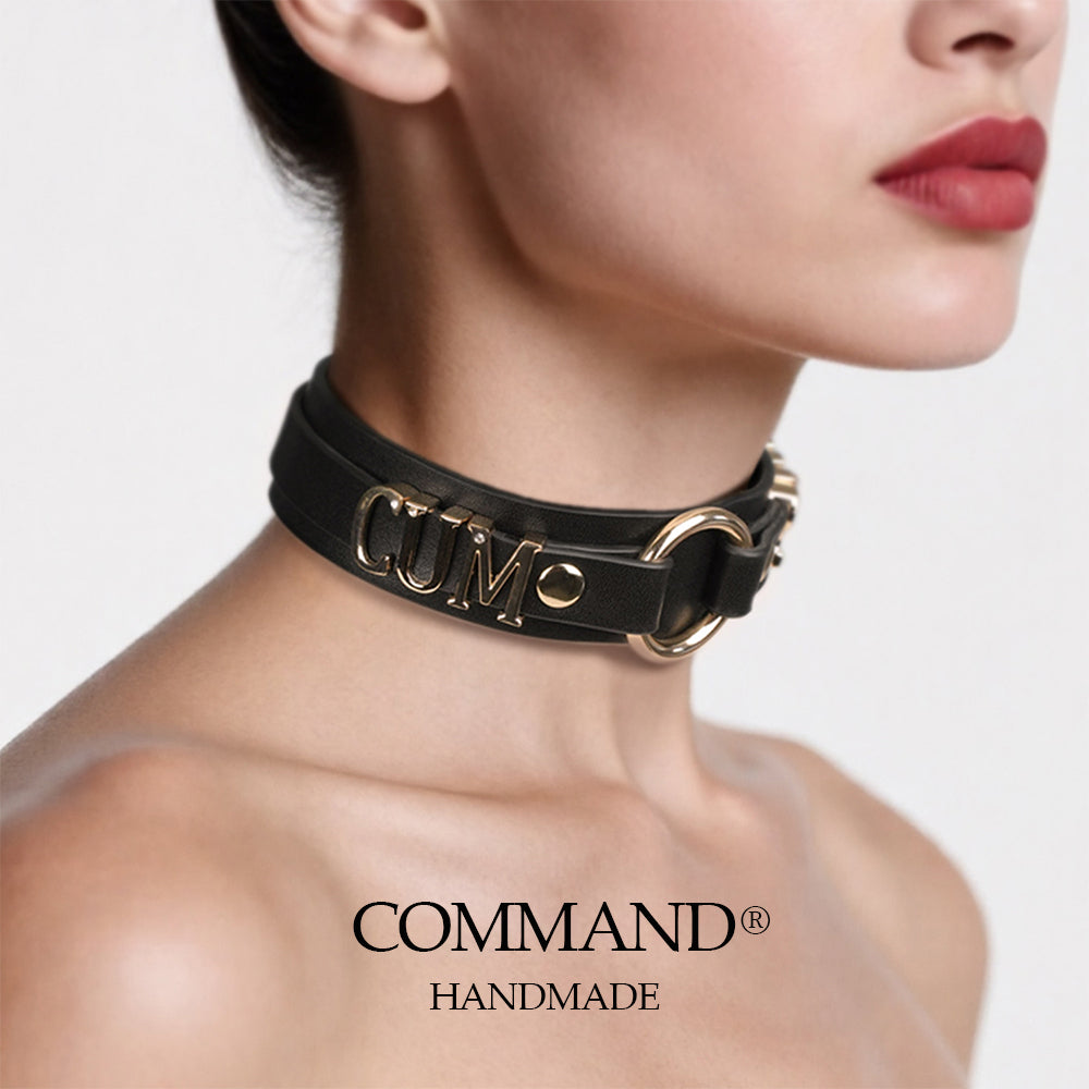 Antiphus Metal Letter Choker with Oring