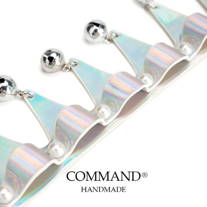 Jester’s Mirage Pearl Triangle Choker with Bell