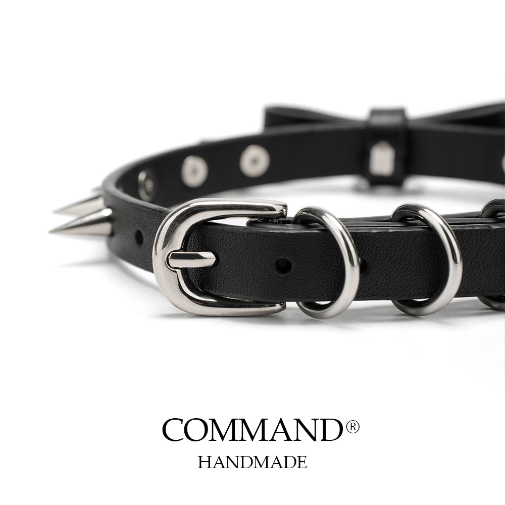 Thea Bow Stud Punk Choker