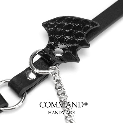Mormo Dark Wings Bat Chain Choker