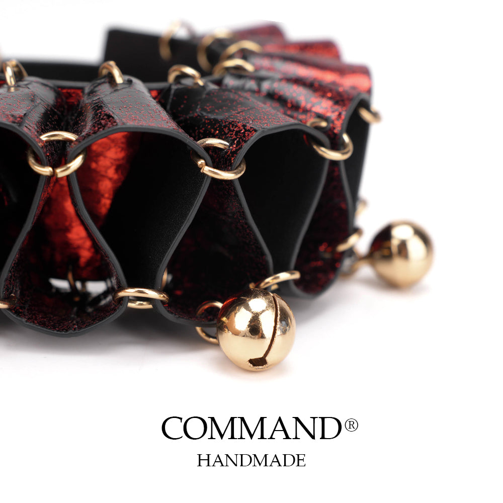 Jester Artisanal Layered Bell Ruffled Bracelet