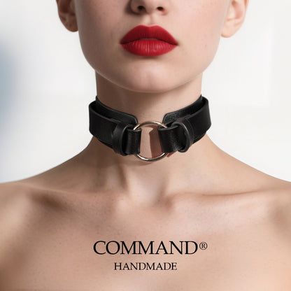 Atlas Classic Black With O Ring Choker