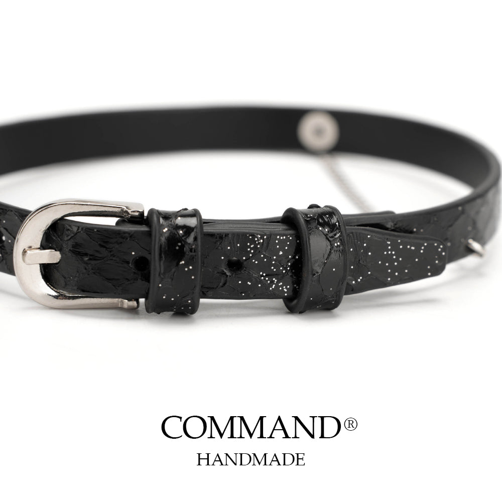 Aglaia Double Chain Choker with Cross