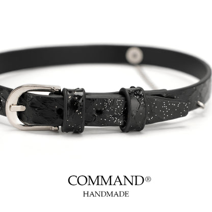 Aglaia Double Chain Choker with Cross