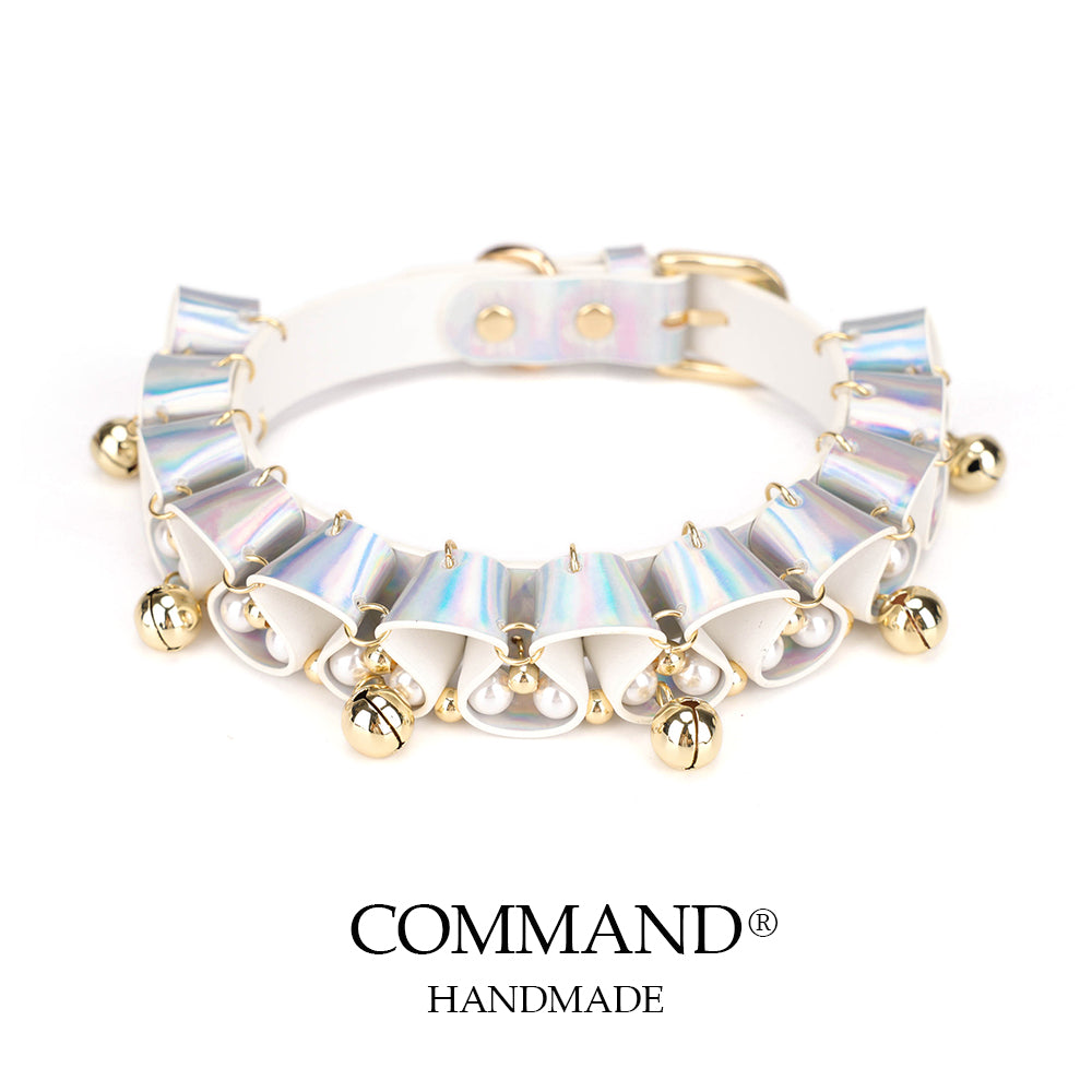 Jesterlet Radiant Pearl Jingle Ruffle Choker