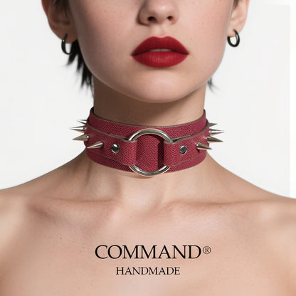 Buzzcocks Classic Black Red With O Ring Punk Choker
