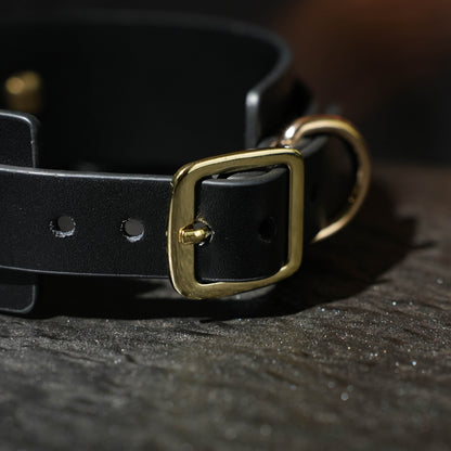 Pan Classic Double Cowhide Collar With Bell (no voice)