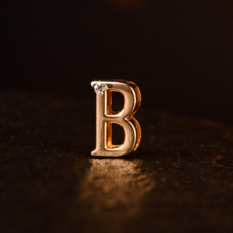 Gold Diamond Letter Pendant (single buy no delivery)