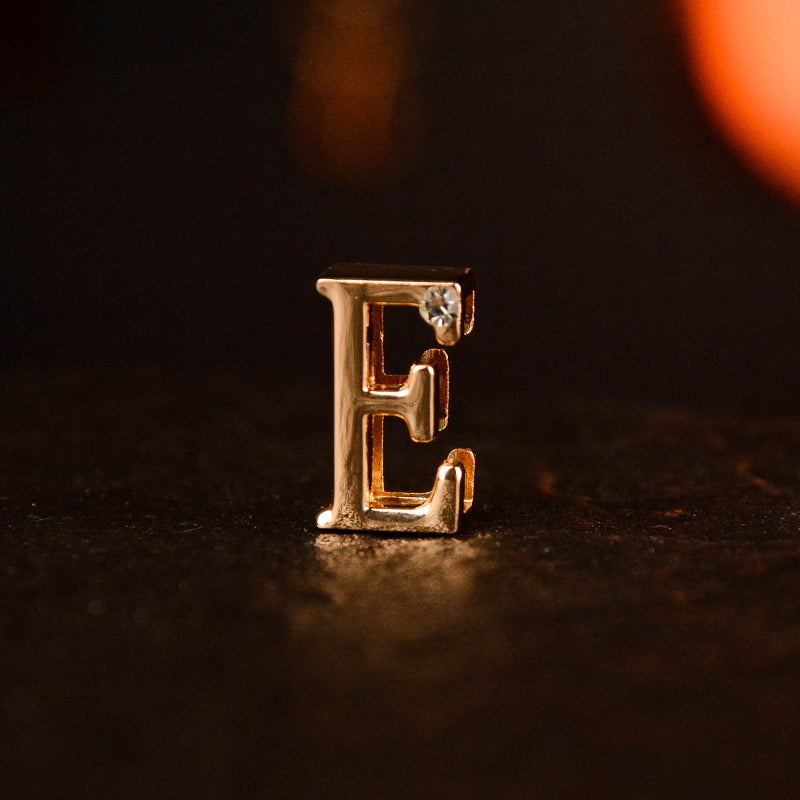 Gold Diamond Letter Pendant (single buy no delivery)
