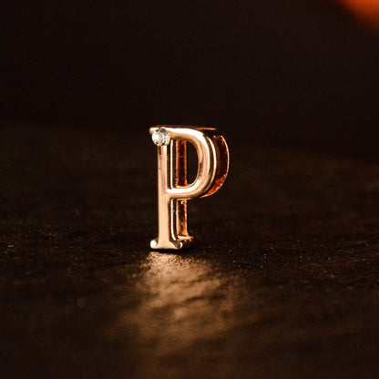 Gold Diamond Letter Pendant (single buy no delivery)