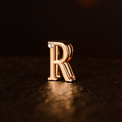 Gold Diamond Letter Pendant (single buy no delivery)