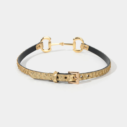 Charites Gold Handmade Collar