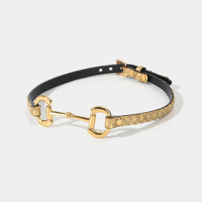 Charites Gold Handmade Collar