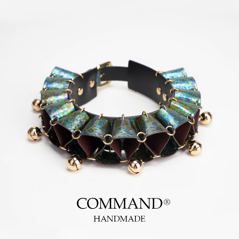 Jester Artisanal Layered Bell Ruffled Choker