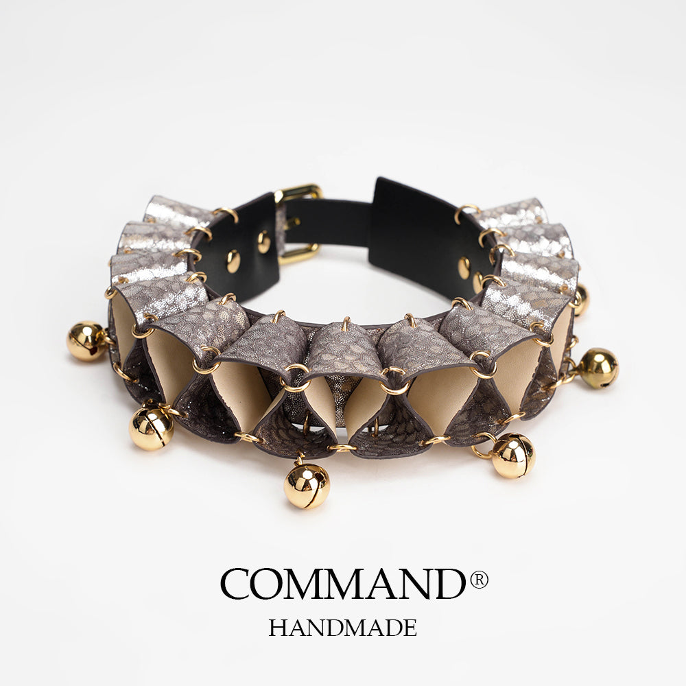 Jester Artisanal Layered Bell Ruffled Choker