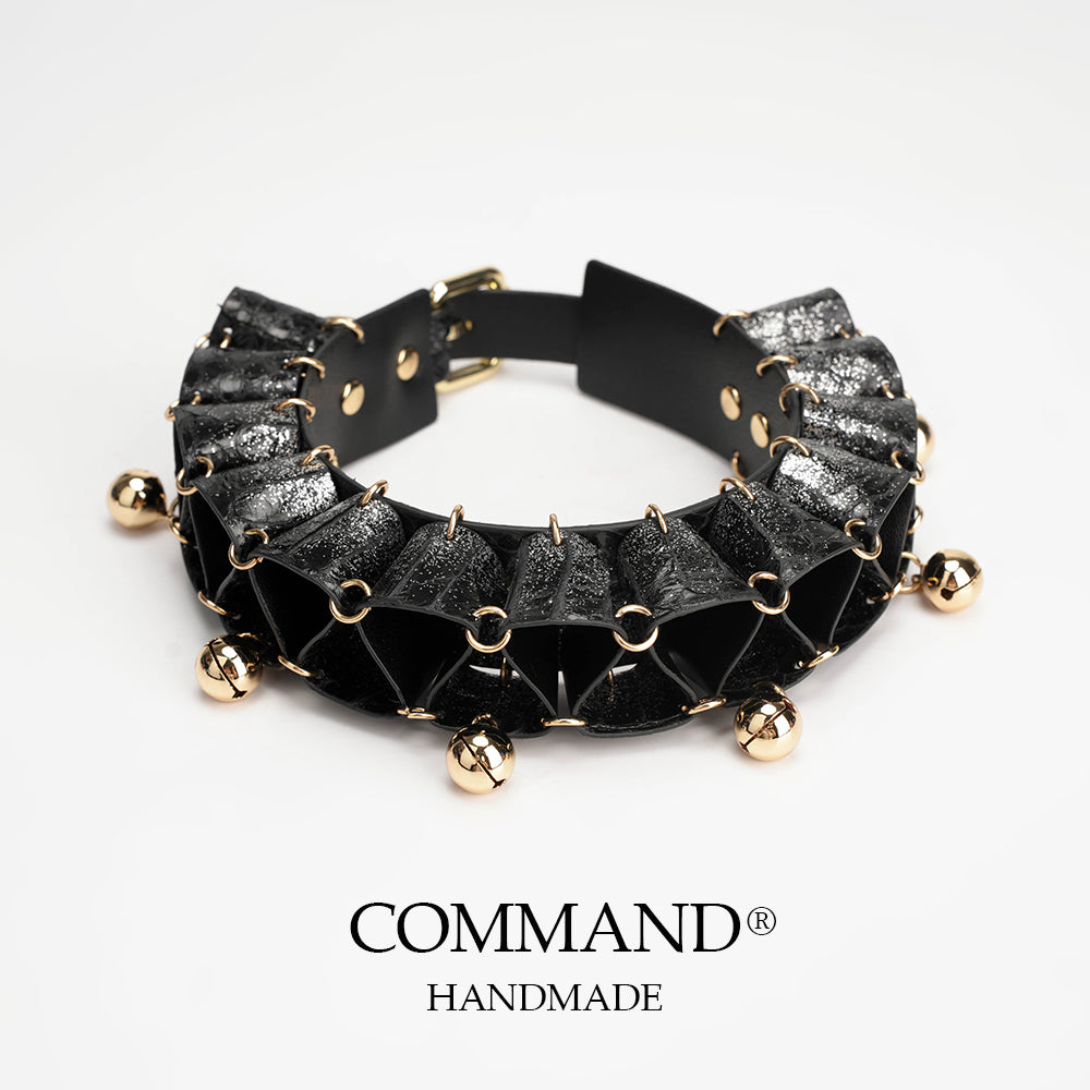 Jester Artisanal Layered Bell Ruffled Choker
