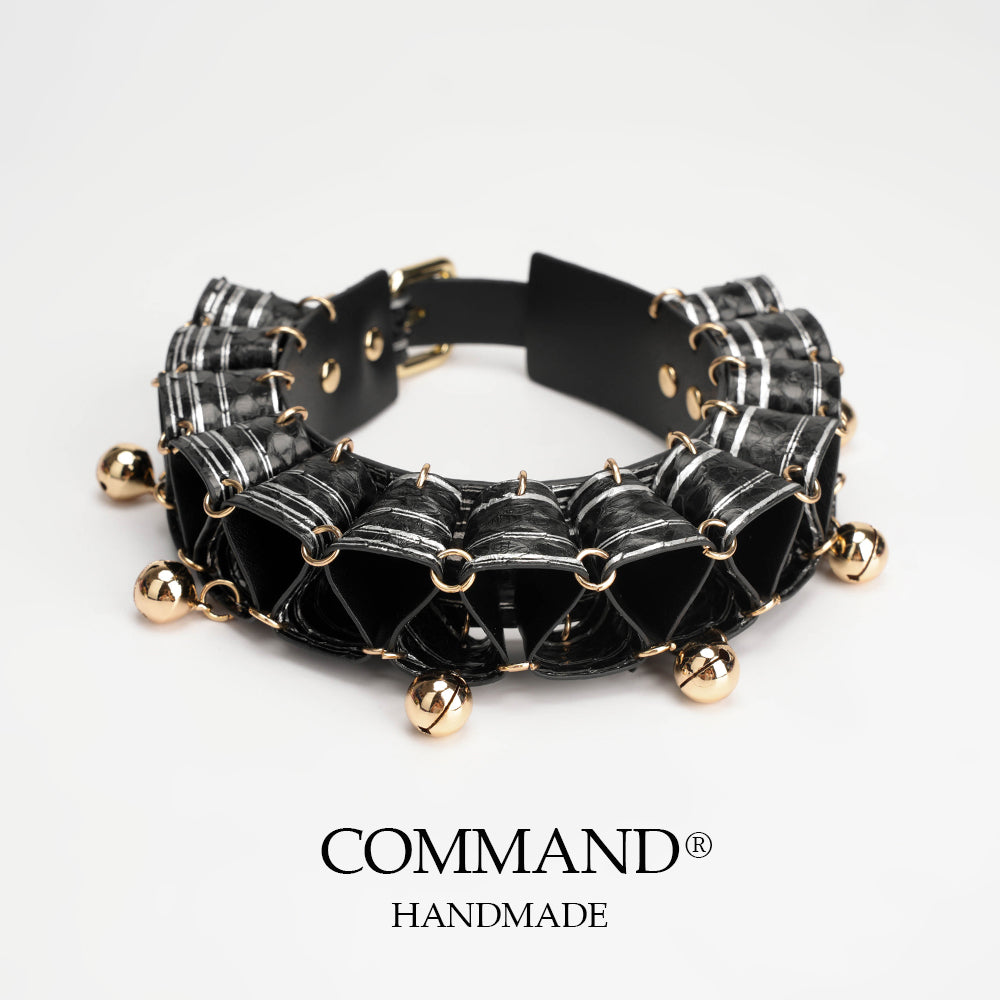 Jester Artisanal Layered Bell Ruffled Choker