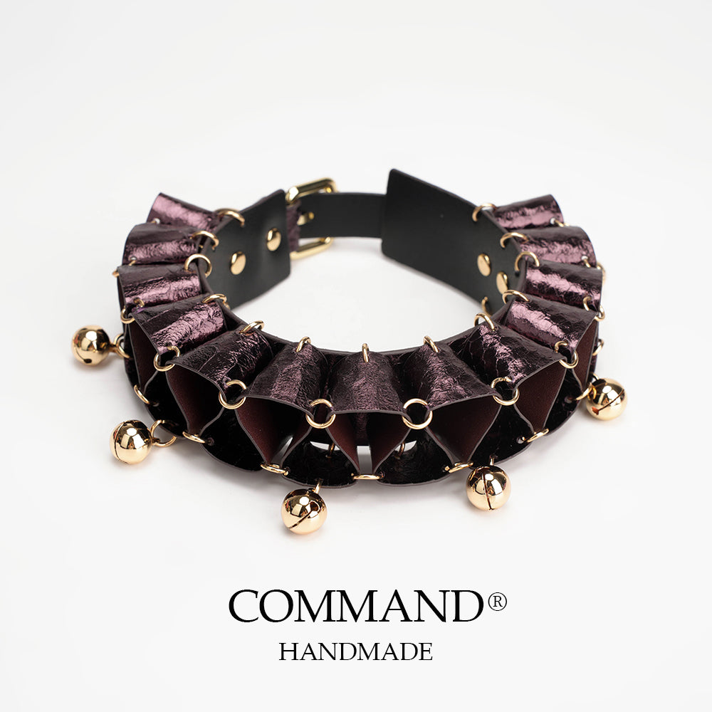 Jester Artisanal Layered Bell Ruffled Choker