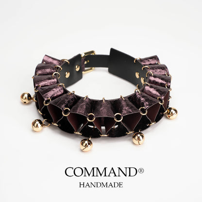 Jester Artisanal Layered Bell Ruffled Choker