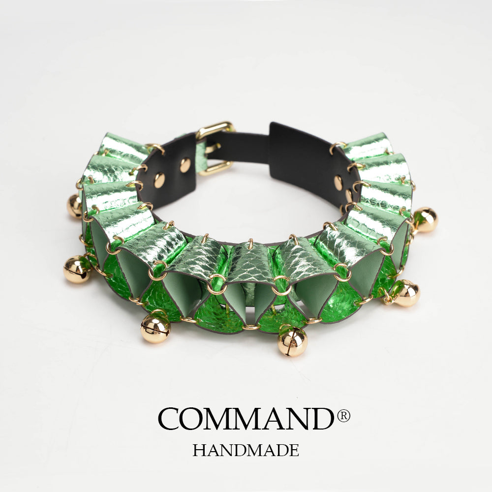 Jester Artisanal Layered Bell Ruffled Choker