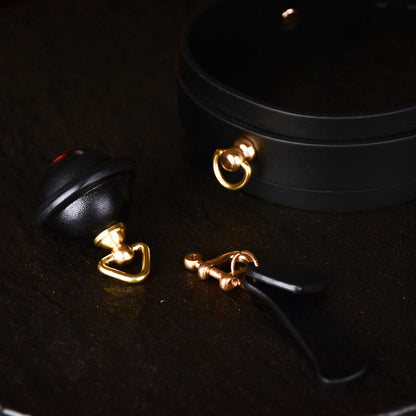 Pan Classic Double Cowhide Collar With Bell (no voice)