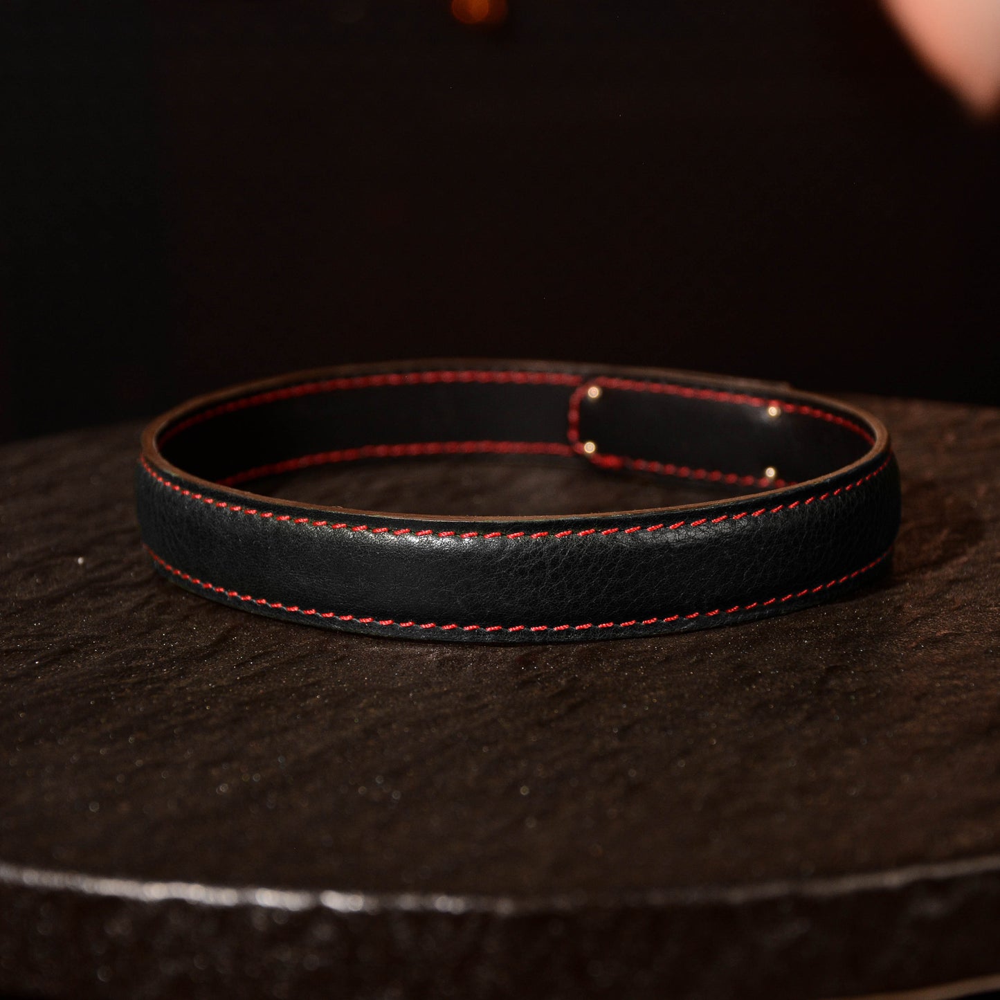 Gaia Black Stitched Choker