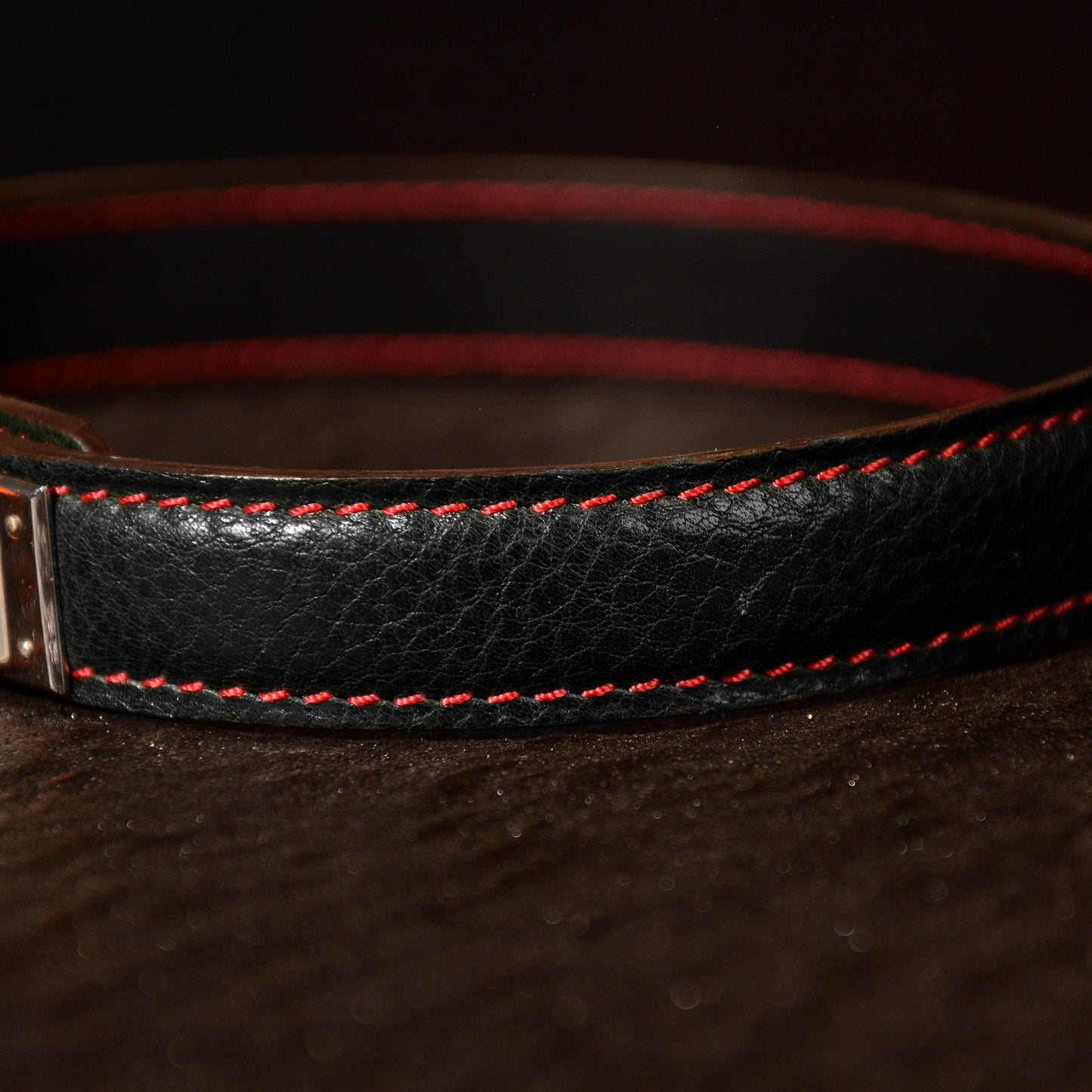 Gaia Black Stitched Choker