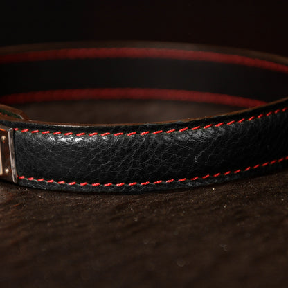 Gaia Black Stitched Choker