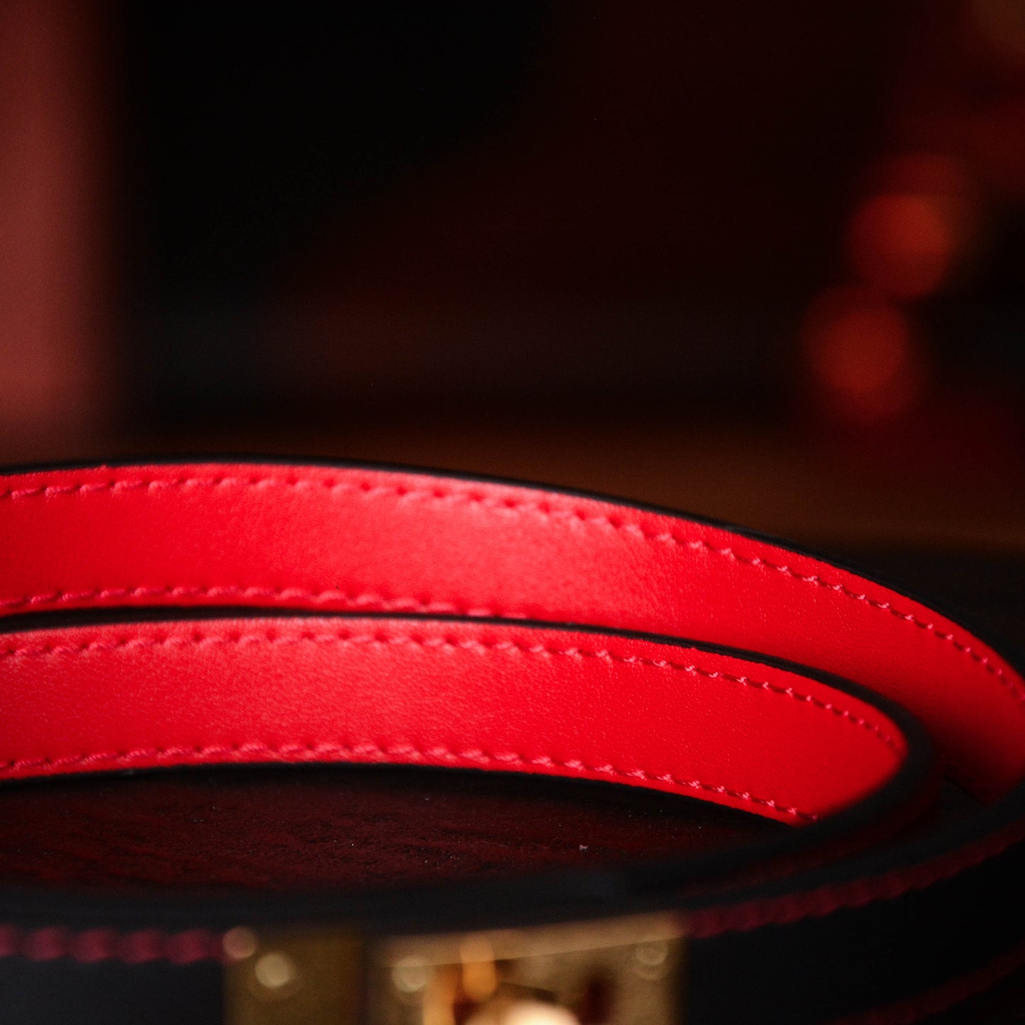 Circle Eureka Double Layer Black and Red Collar
