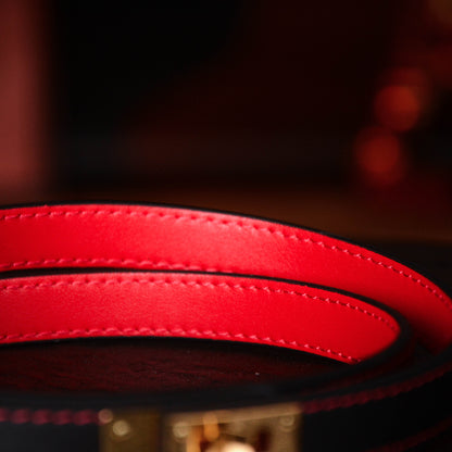 Circle Eureka Double Layer Black and Red Collar
